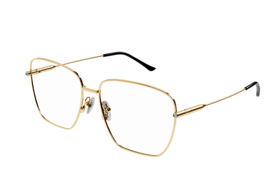 Gucci GG1414O-001  Gold Square Women's Eyeglasses