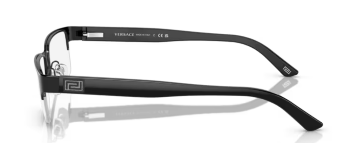 Versace 0VE1184 1261 Matte black 53mm Rectangular Men's Eyeglasses