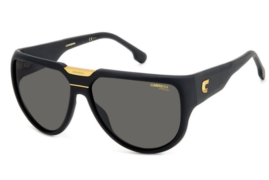 Carrera Flaglab 13 0003/IR Matte Black/Grey Unisex Sunglasses