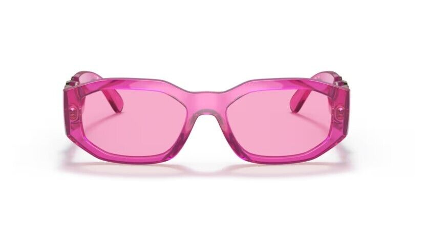Versace 0VE4361 5334/5 - Transparent fuxia / Fuchsia Square Men's Sunglasses