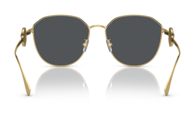 Versace 0VE2259D 100287 Gold/ Dark Grey  Women's Sunglasses