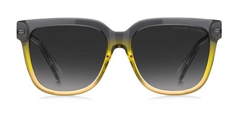 Marc Jacobs MARC-580/S 0XYO/9O Grey-Yellow/Grey Square Women's Sunglasses