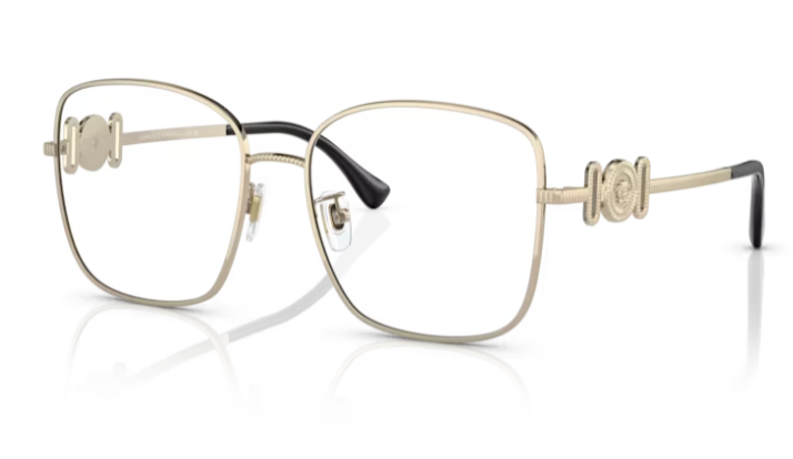 Versace 0VE1286D 1339  Pale gold Square Eye Women's Eyeglasses