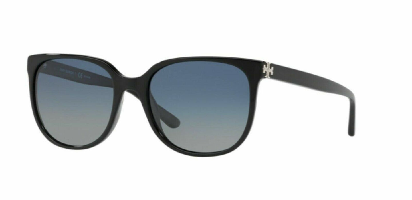 New Tory Burch TY 7106 17091H BLACK Polarized Sunglasses
