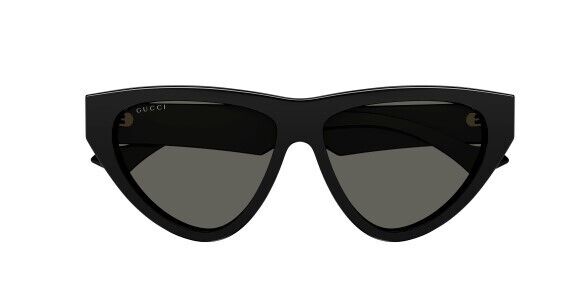 Gucci GG1333S 001 Black/Grey Cat Eye Women's Sunglasses