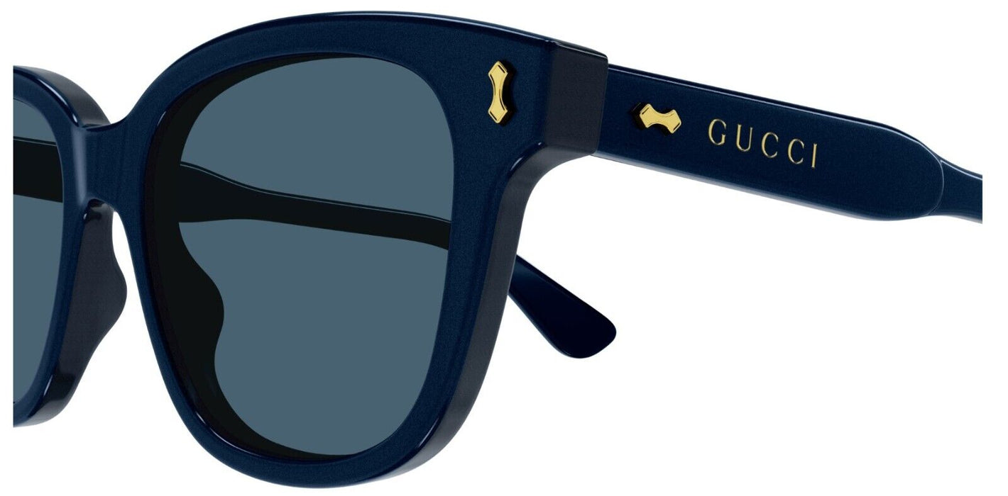 Gucci GG1264S 002 Blue/Blue Rectangular Men's Sunglasses