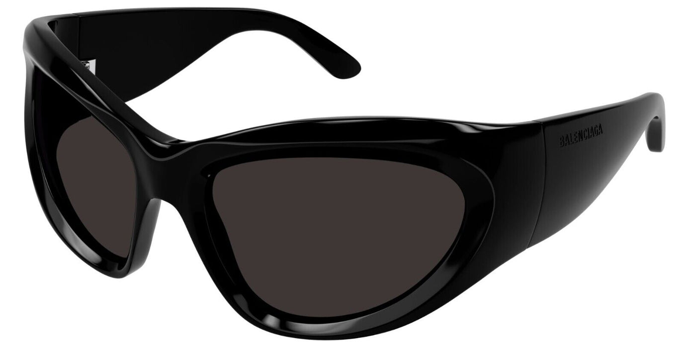Balenciaga BB0228S-001 Black/Grey Women's Sunglasses
