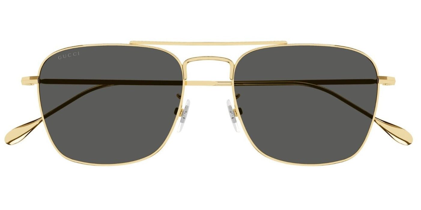 Gucci GG1183S 001 Gold/Grey Teardrop Men's Sunglasses