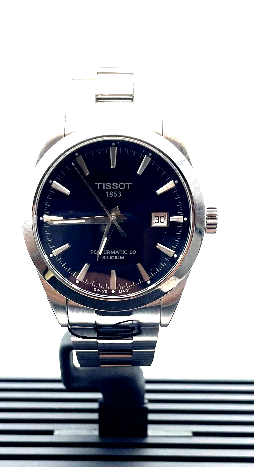 Tissot Gentleman Powermatic 80 Silicium Blue Dial Men's Watch T1274071104100