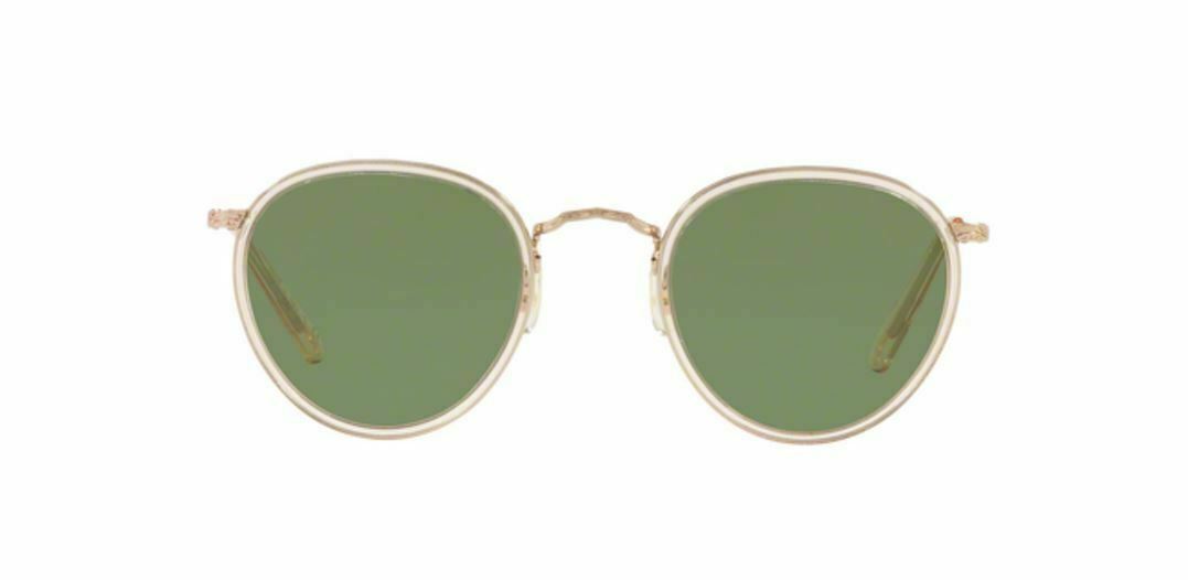 New Oliver Peoples OV 1104 S MP-2 Sun 514552 Buff/Green Sunglasses