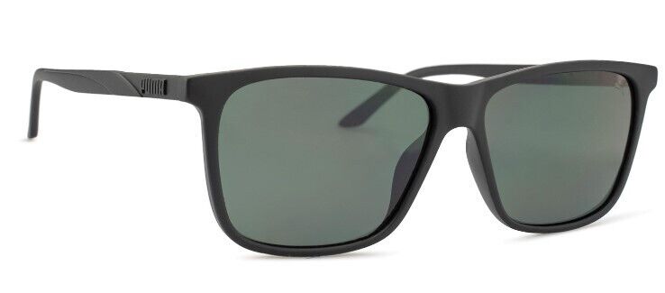 Puma PU0322S 001 Black/Black Rectangular Full Rim Men's Sunglasses