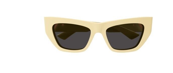 Bottega Veneta BV1177S 004 Yellow/Grey Cat Eye Women's Sunglasses
