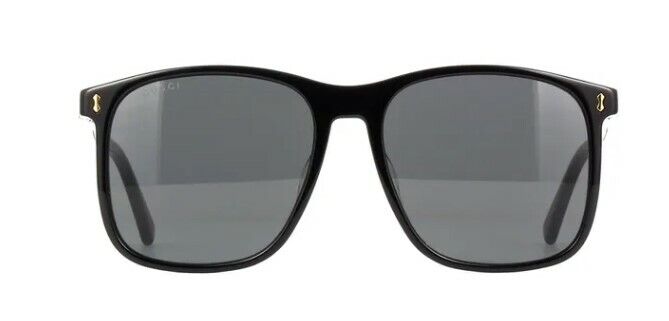 Gucci GG 1041S-001 Black/Gray square Unisex Sunglasses