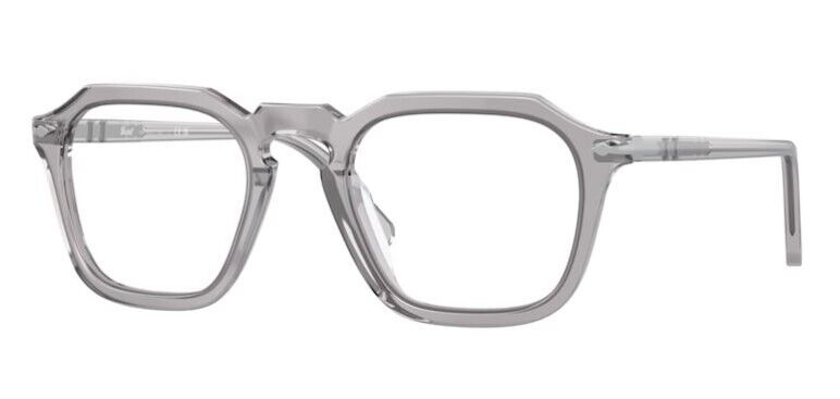 Persol 0PO3292V 309 Transparent Grey Square Unisex Eyeglasses