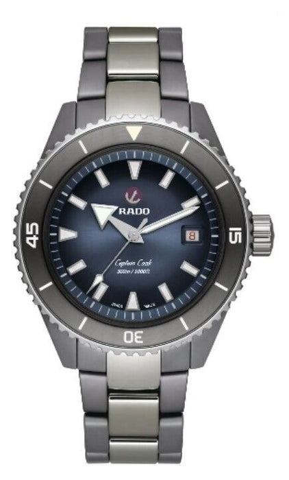 Rado Captain Cook High-Tech Ceramic Diver Titanium Dial Men's Watch R32144202