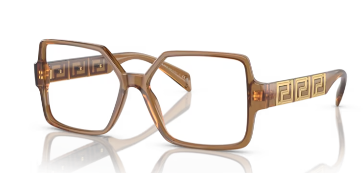 Versace 0VE3337 5403 Opal beige Square Eye Women's Eyeglasses