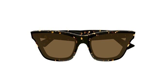 Bottega Veneta BV1119S 002 Havana/Brown Cat Eye Unisex Sunglasses