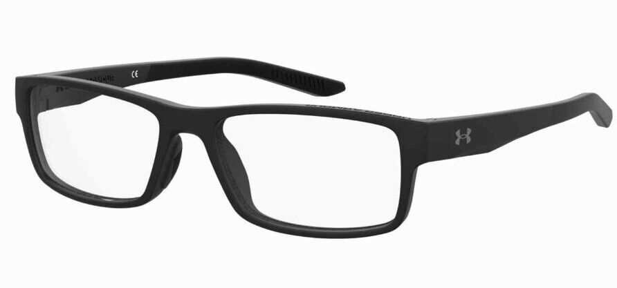 Under Armour  UA-5053 0003-00 Matte Black Rectangular Men's Eyeglasses