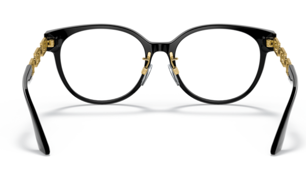 Versace 0VE3302D GB1 Black Round Women's Eyeglasses