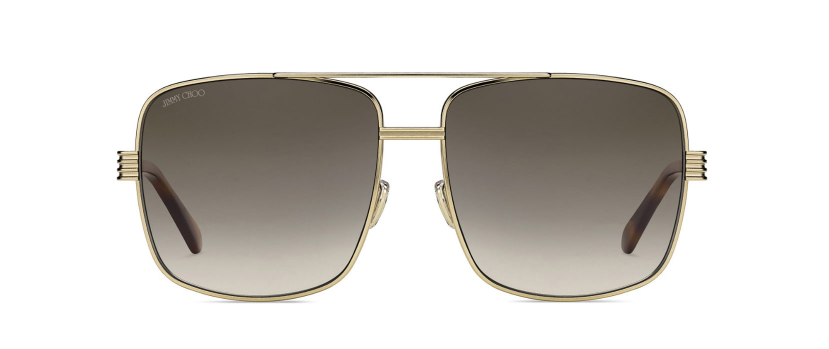 Jimmy Choo Tonia/S 01Q/HA Gold/Brown Gradient Women Sunglasses
