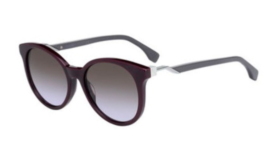 Fendi FF 0231/S 0S85/QR Burgundy/Brown Violet Gradient Women's Sunglasses