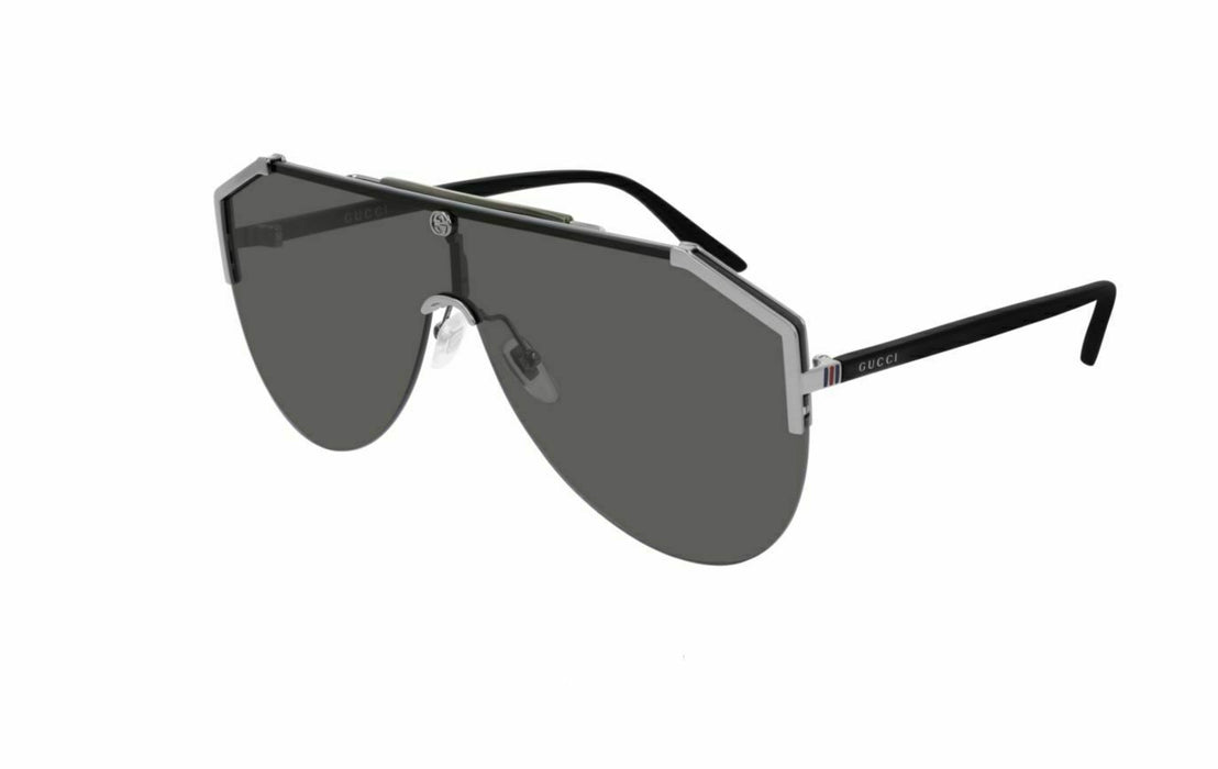 Gucci GG 0584S 001 Ruthenium Black/Grey Sunglasses