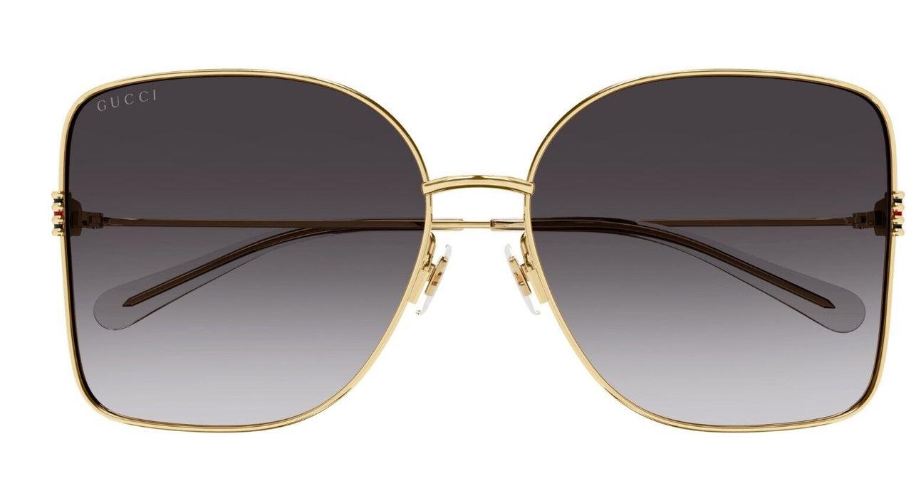 Gucci GG1282SA 002 Gold/Grey Gradient Oversized Women's Sunglasses