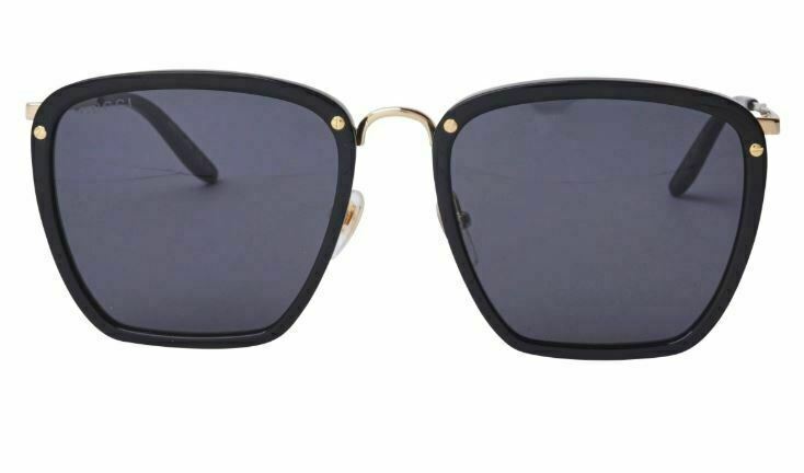Gucci GG0673S 001 Black/Gold Sunglasses