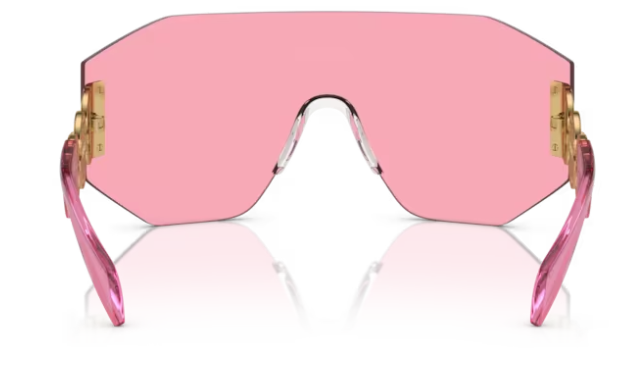 Versace 0VE2258 100284 Pink Oversized Men's Sunglasses