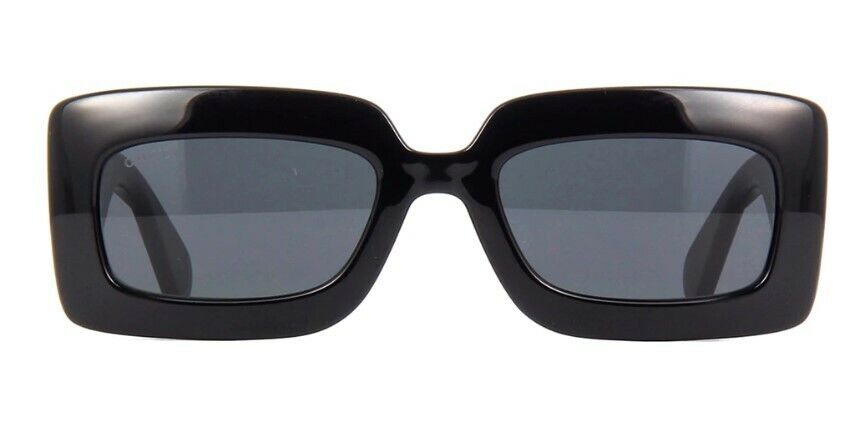Gucci GG0811S 001 Black/Grey Rectangle Women's Sunglasses