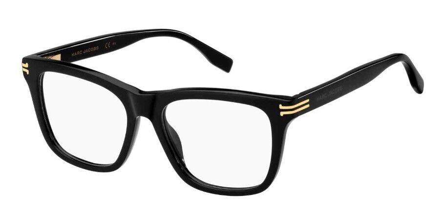 Marc Jacobs MJ-1084 0807-00 Black Rectangular Women's Eyeglasses.