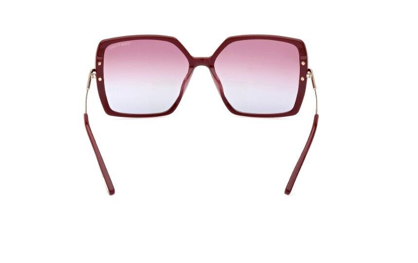 Tom Ford FT1039 Joanna 69Z Shiny Bordeaux/Rose Gradient Women's Sunglasses