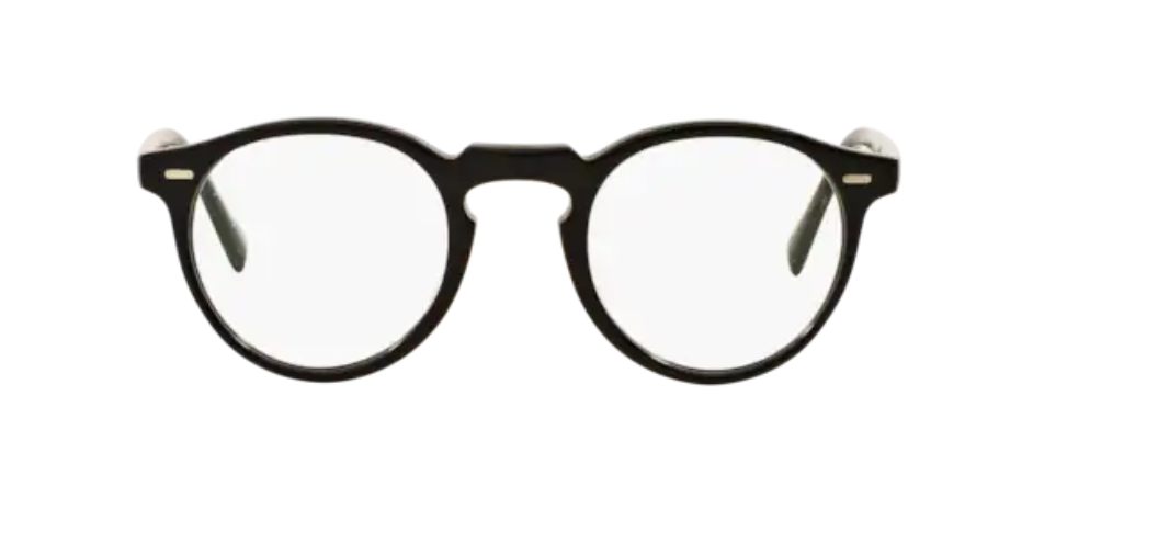 Oliver Peoples 0OV5186A Gregory Peck (A) 1005 Black Unisex Round Eyeglasses