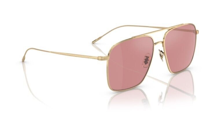 Oliver Peoples 0OV1320ST Dresner 52923E Gold/Magenta Photochromic Sunglasses