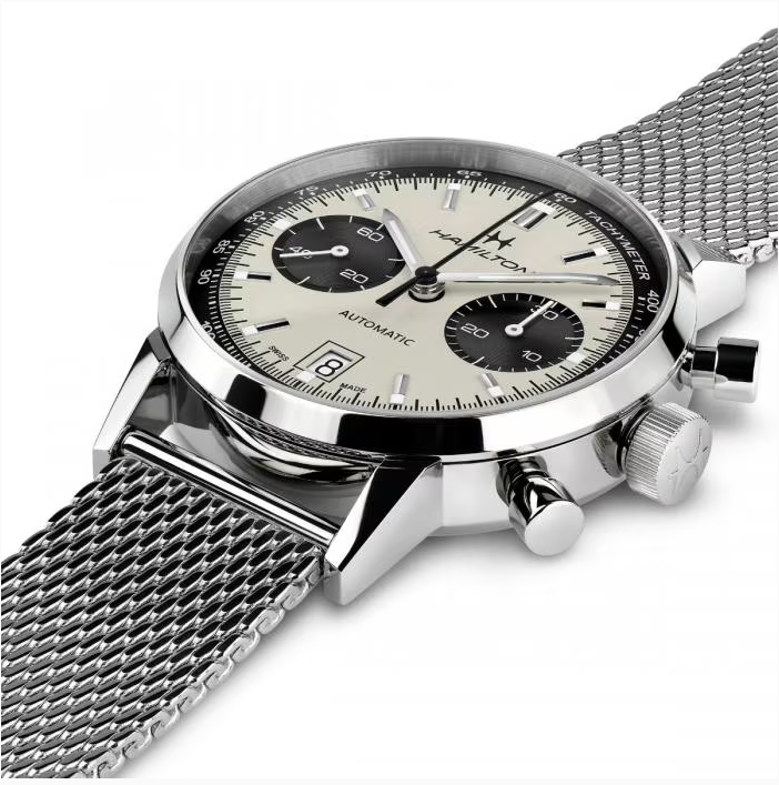 Hamilton American Classic Auto Chronograph White Dial Men's Watch H38416111