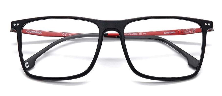Carrera Carrera 8868 0003 00 Matte Black Rectangular Men's Eyeglasses