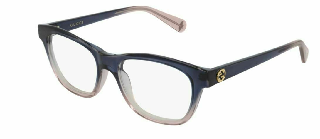 Gucci GG 0372 O 004 Blue Eyeglasses