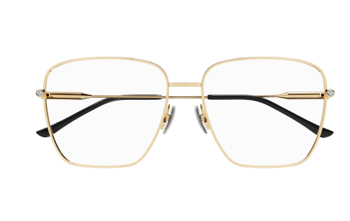 Gucci GG1414O-001  Gold Square Women's Eyeglasses