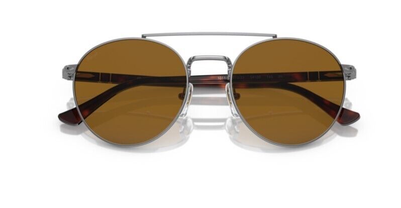 Persol 0PO1011S 513/33 Brown/Gunmetal Unisex Sunglasses