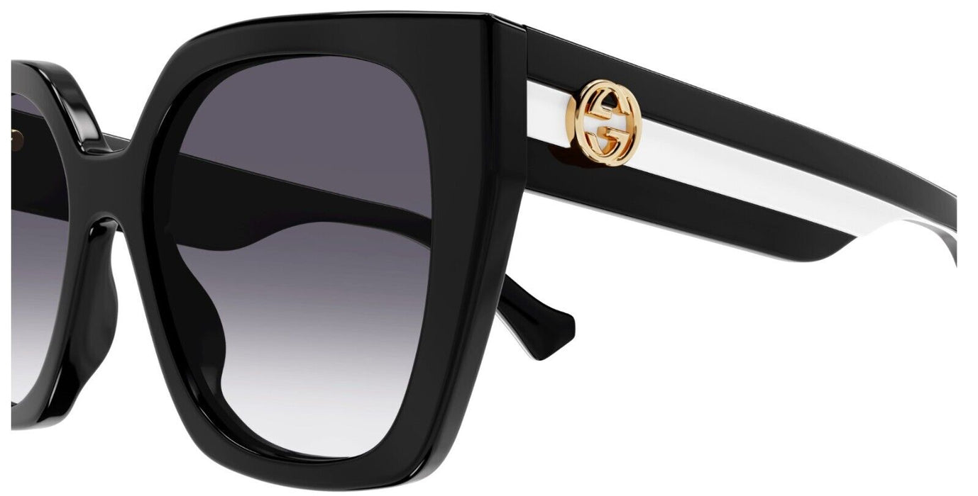 Gucci GG1300S 004 Black/Grey Gradient Oversize Square Women's Sunglasses