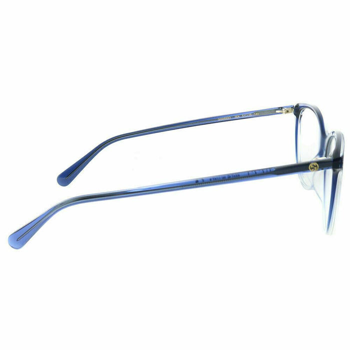 Gucci GG 0550O 004 Blue/Crystal Eyeglasses