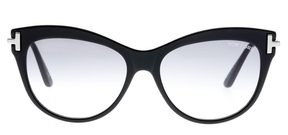 Tom Ford FT 0821 Kira 01B Black Palladium/Smoke Gradient Sunglasses