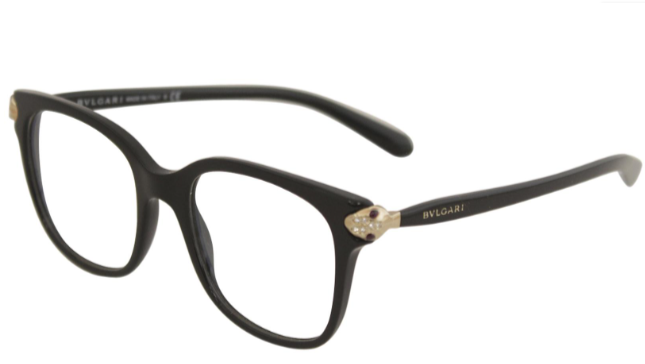 Bvlgari BV4158-B 501 Black Square Women's Eyeglasses