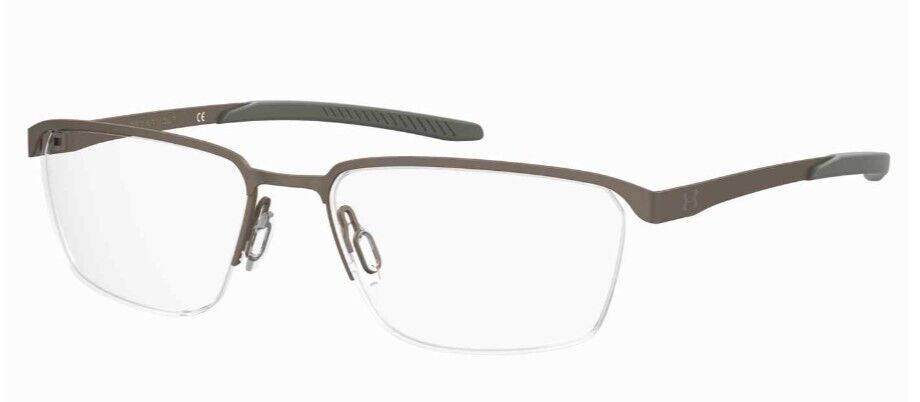 Under Armour UA-5051/G 0S05-00 Grey Brown Rectangular Men's Eyeglasses