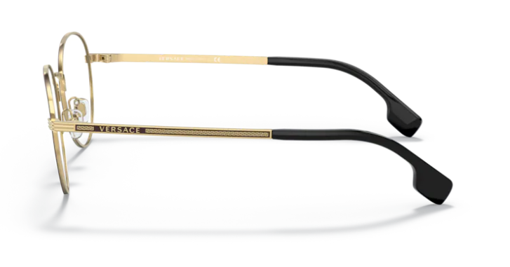 Versace 0VE1279 1480 Bordeaux/gold 51MM Men's Round Eyeglasses