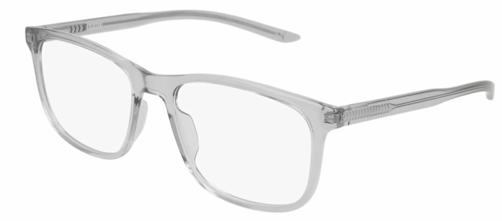 Puma PU 0184O 010 Grey Rectangle Men's Eyeglasses