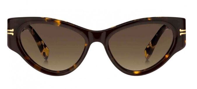 Marc Jacobs MJ/1045/S 0086/HA Havana/Brown Gradient Cat Eye Women's Sunglasses