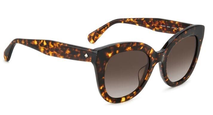 Kate Spade Belah/S 0086/HA Havana/Brown Gradient Cat Eye Women's Sunglasses