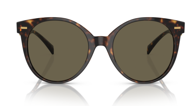 Versace VE4442F 108/3 Havana/Brown Round Women's Sunglasses