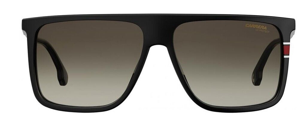 CARRERA 172/N/S 0807/HA Black/Brown Gradient Rectangle Men's Sunglasses